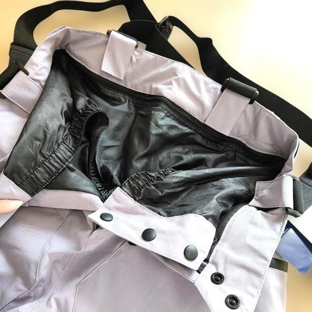 スノーボードウェア上下セット S寸　レディース　パープルグレー　スノボスキー