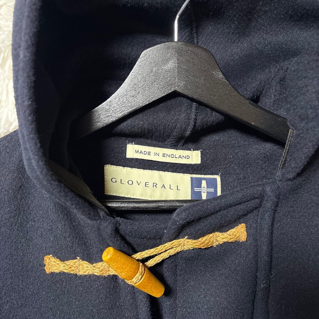 グローバーオール✨　ダッフルコート　白タグ　ネイビー　ウール　XL