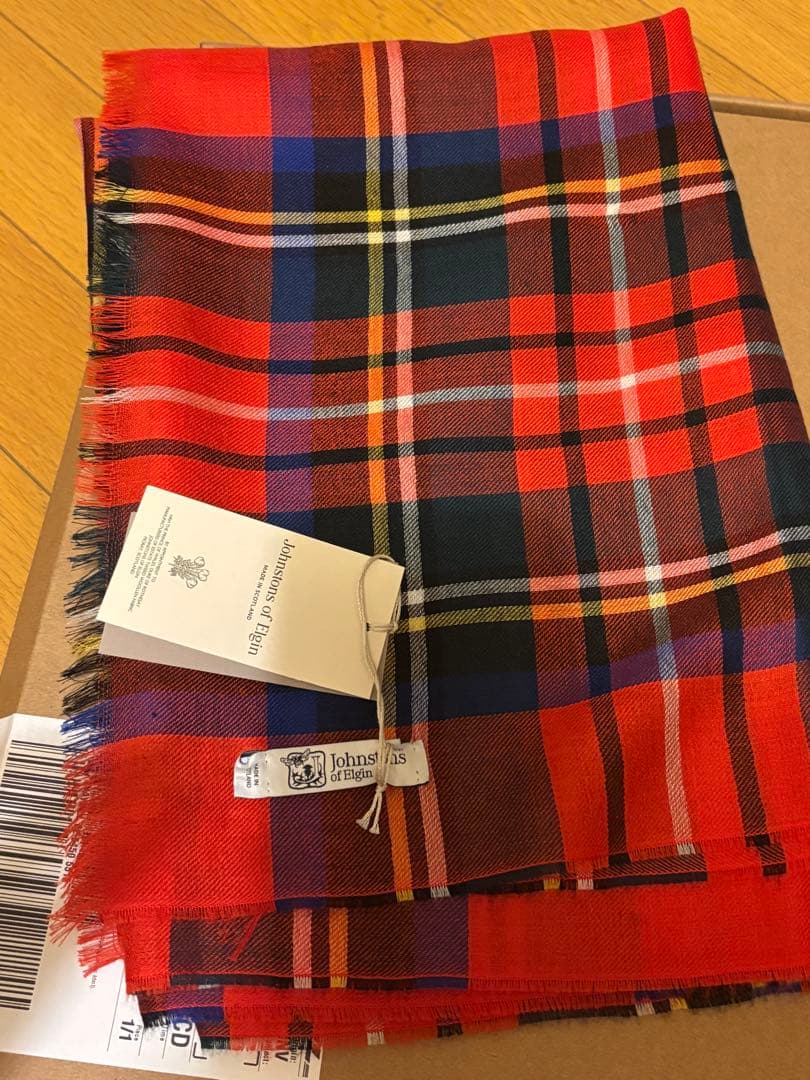 Johnstons of Elgin カシミヤストール ロイヤルスチュワート