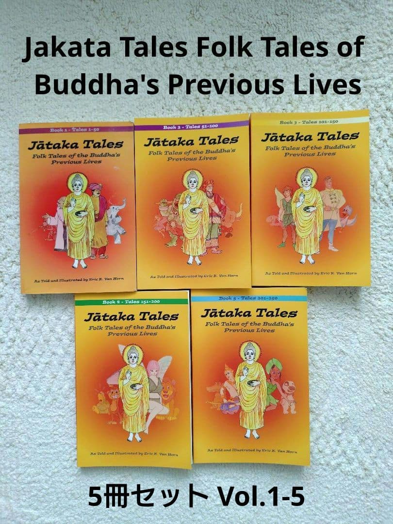 5冊セット 仏教 Jataka Tales Vol.1-5 Buddhism