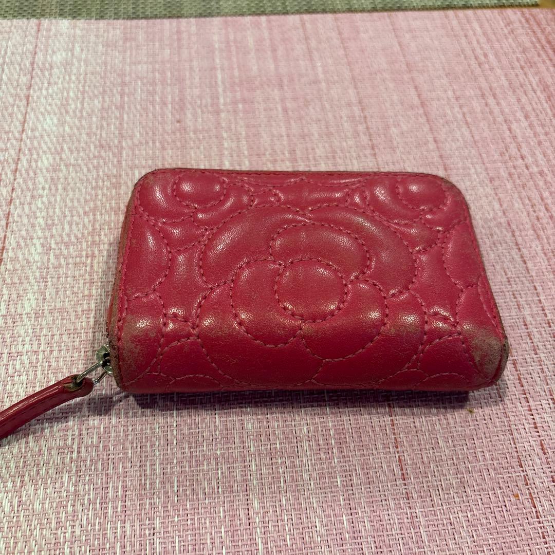 CHANEL ピンクレザーケース
