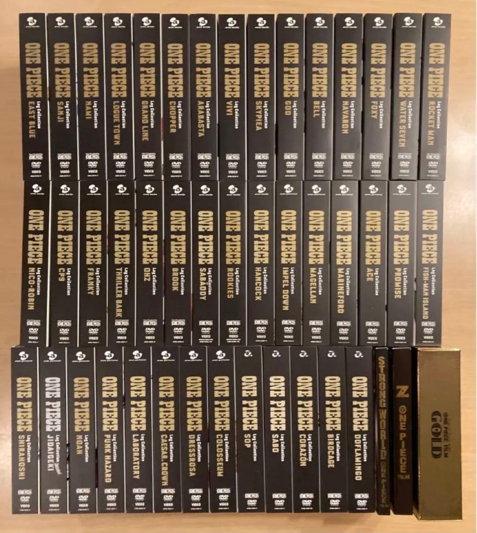 ONE PIECE ワンピース DVD ログコレクション 43巻 + 映画 ３巻