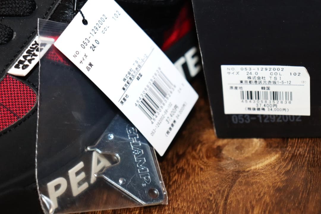 新品　パーリーゲイツ バッファローチェック ゴルフシューズ 24cm　併