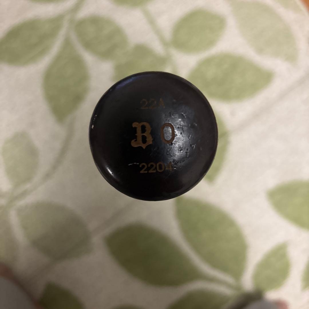 硬式野球木製バット、NPB公認マーク付き、オリックスバファローズ渡部遼人選手