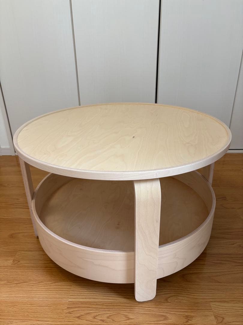 IKEA BORGEBY ボルゲビー ローテーブル 丸テーブル