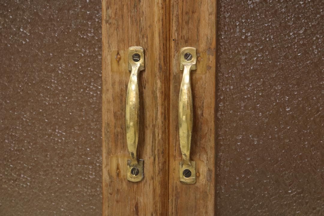 ※専用レトロ 無垢材 本箱 食器棚 書庫 戸棚 収納 キャビネット 水屋箪笥