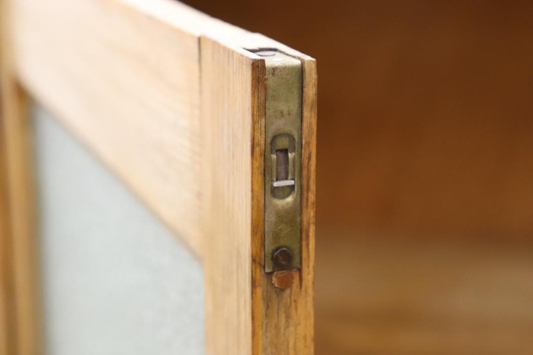 ※専用レトロ 無垢材 本箱 食器棚 書庫 戸棚 収納 キャビネット 水屋箪笥