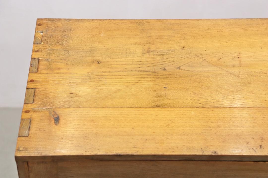 ※専用レトロ 無垢材 本箱 食器棚 書庫 戸棚 収納 キャビネット 水屋箪笥