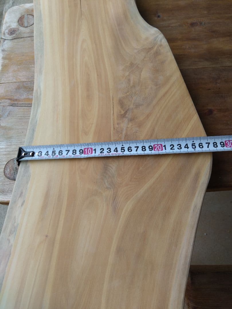 榧（かや）の耳付きテーブル　ジミヘン❕厚さ約75㎜