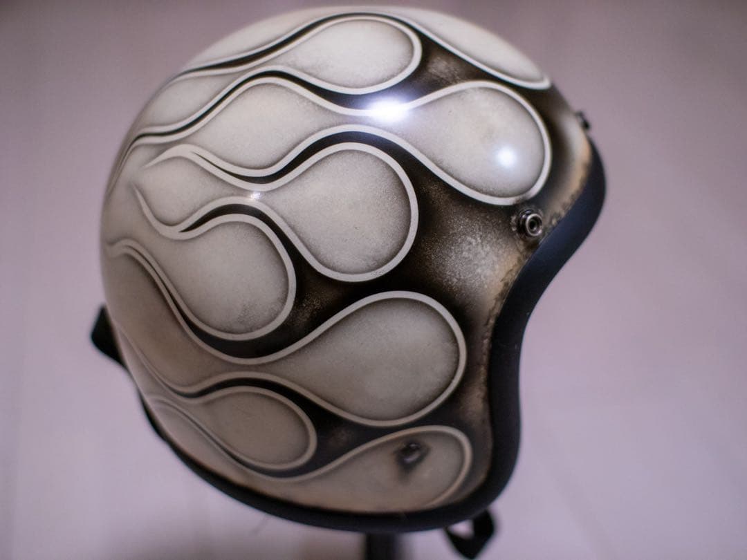 L 極小帽体　500tx スモールジェット　アイボリーエイジング黒フレア