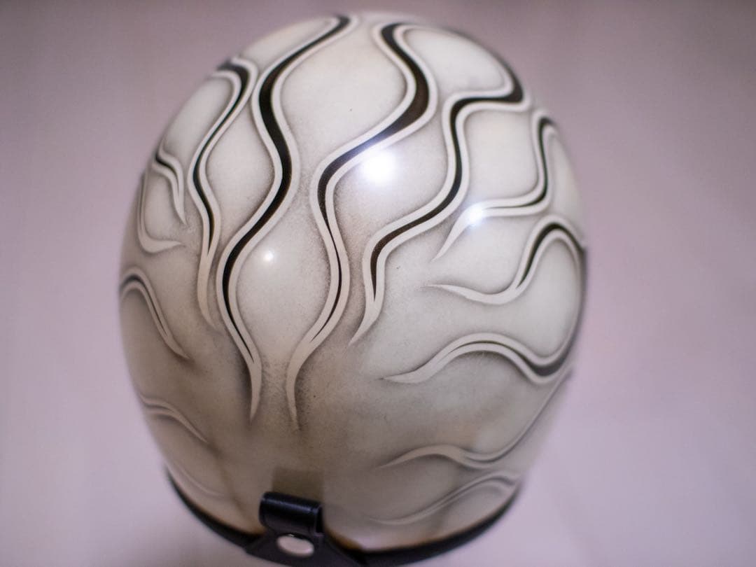 L 極小帽体　500tx スモールジェット　アイボリーエイジング黒フレア