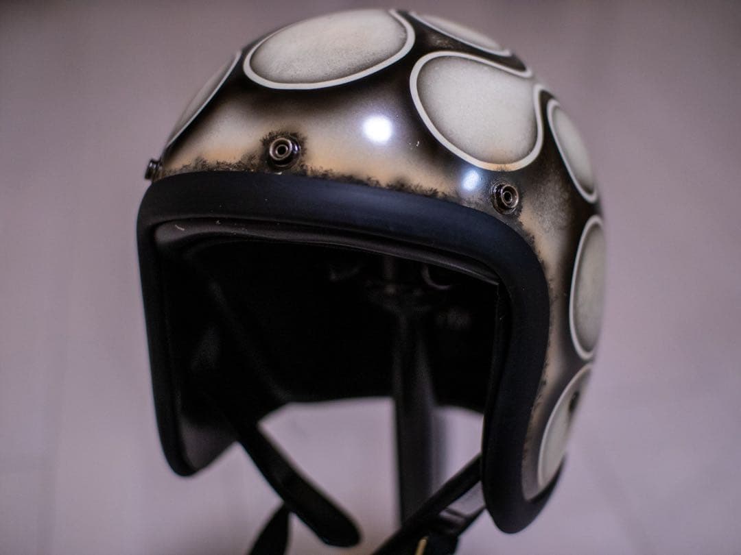 L 極小帽体　500tx スモールジェット　アイボリーエイジング黒フレア