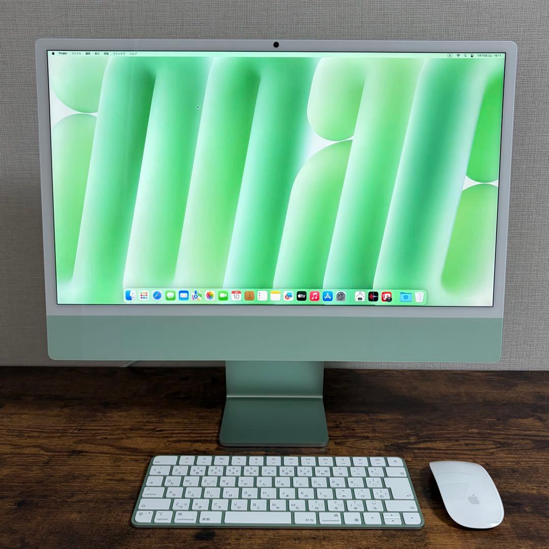 iMac 24 インチ M4 メモリ16GB SSD256GB