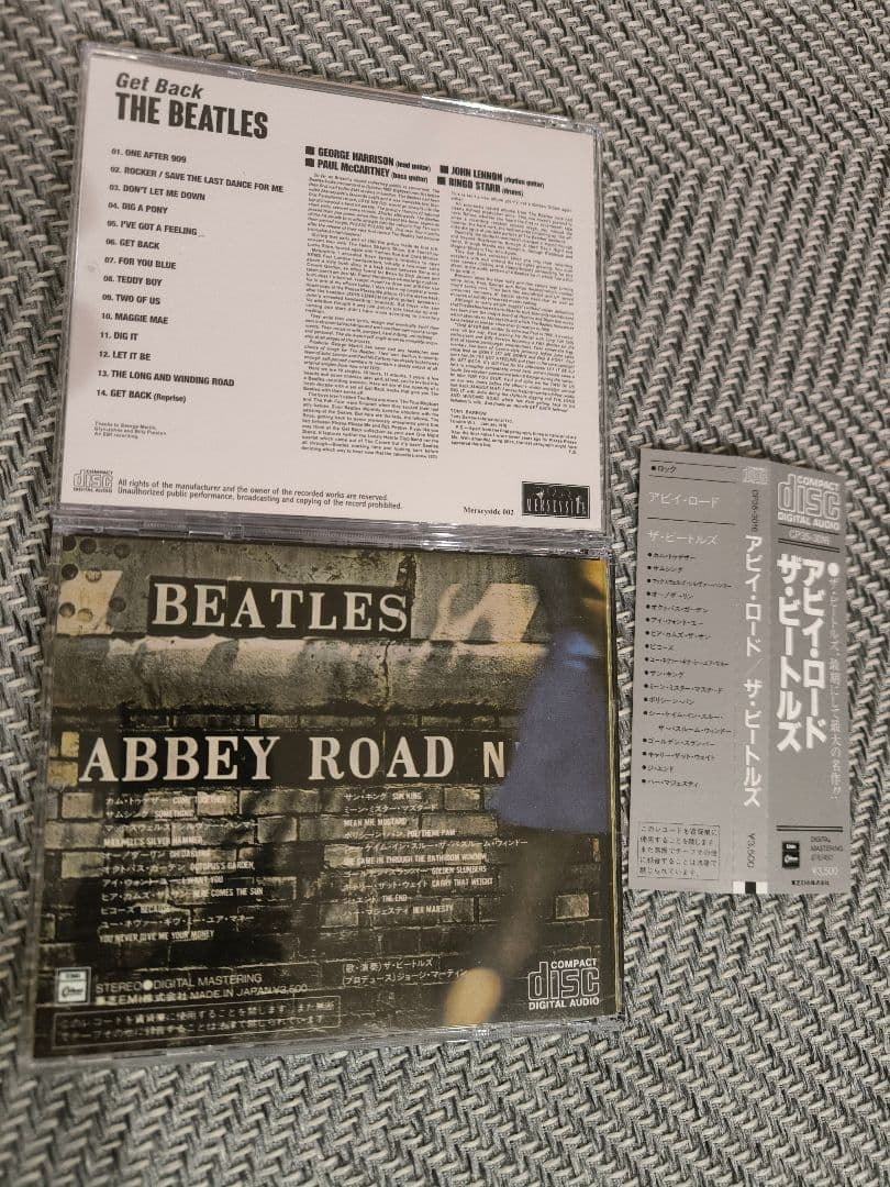 ビートルズ CD2枚 アビーロード ゲットバック