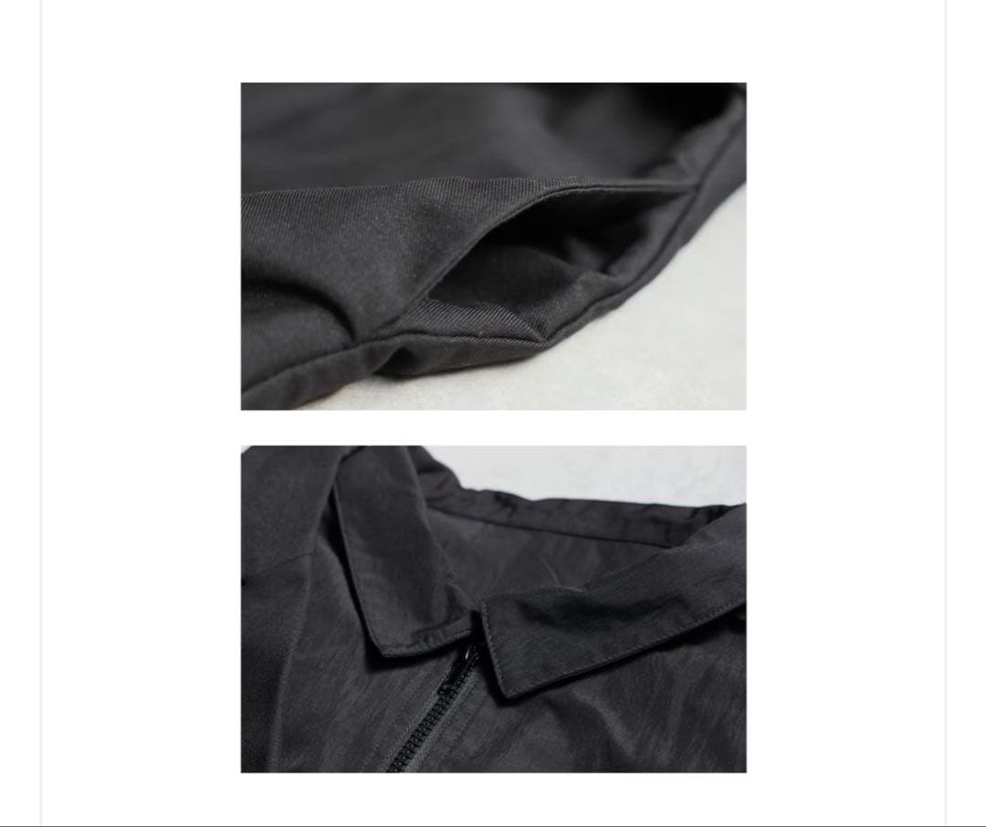 KYO アンティカ　レイヤードデザイン　オールインワン　重ね着風　ブラック