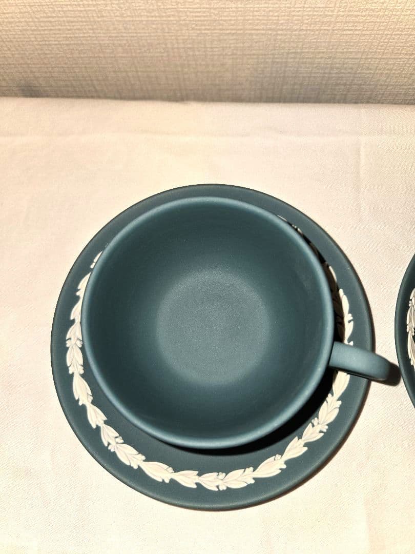 H*o様 希少品 ウェッジウッド ジャスパー カップ&ソーサー 馬 2客