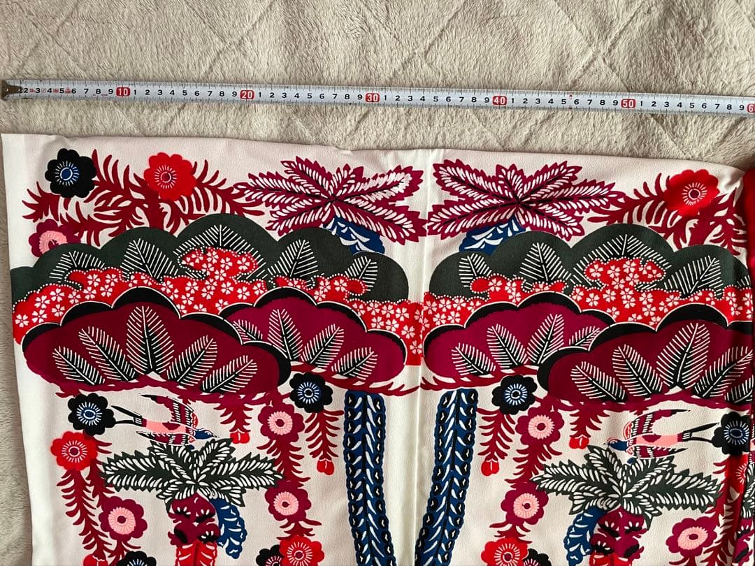 琉球舞踊　衣装　紅型　打掛　沖縄