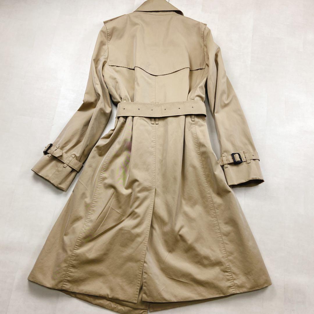 美品 貴重4way 襟裏メガチェック バーバリーロンドン フォックスファー