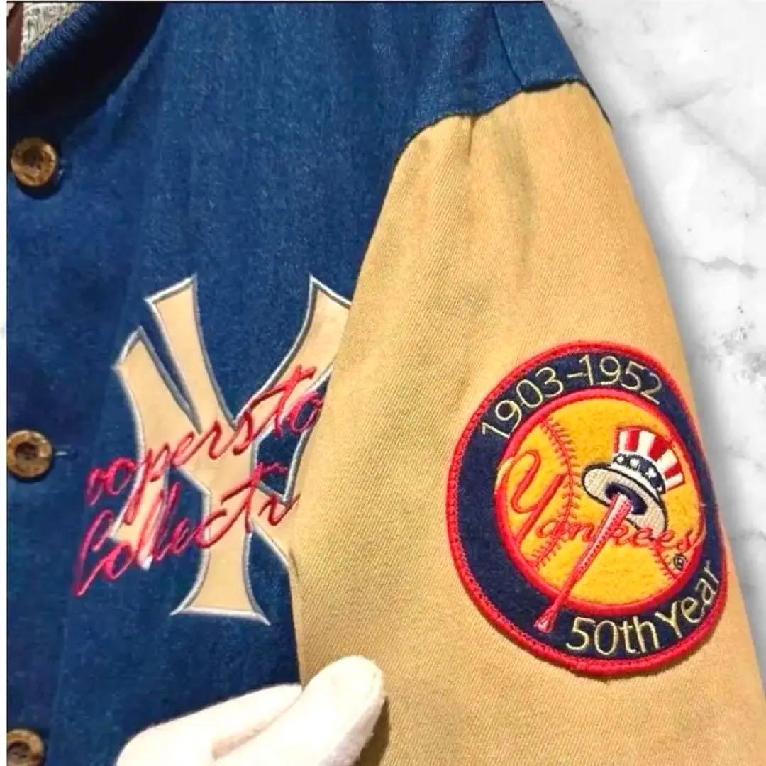 希少‼️記念モデル‼️　ニューヨークヤンキース　デニム　スタジャン　STARTER