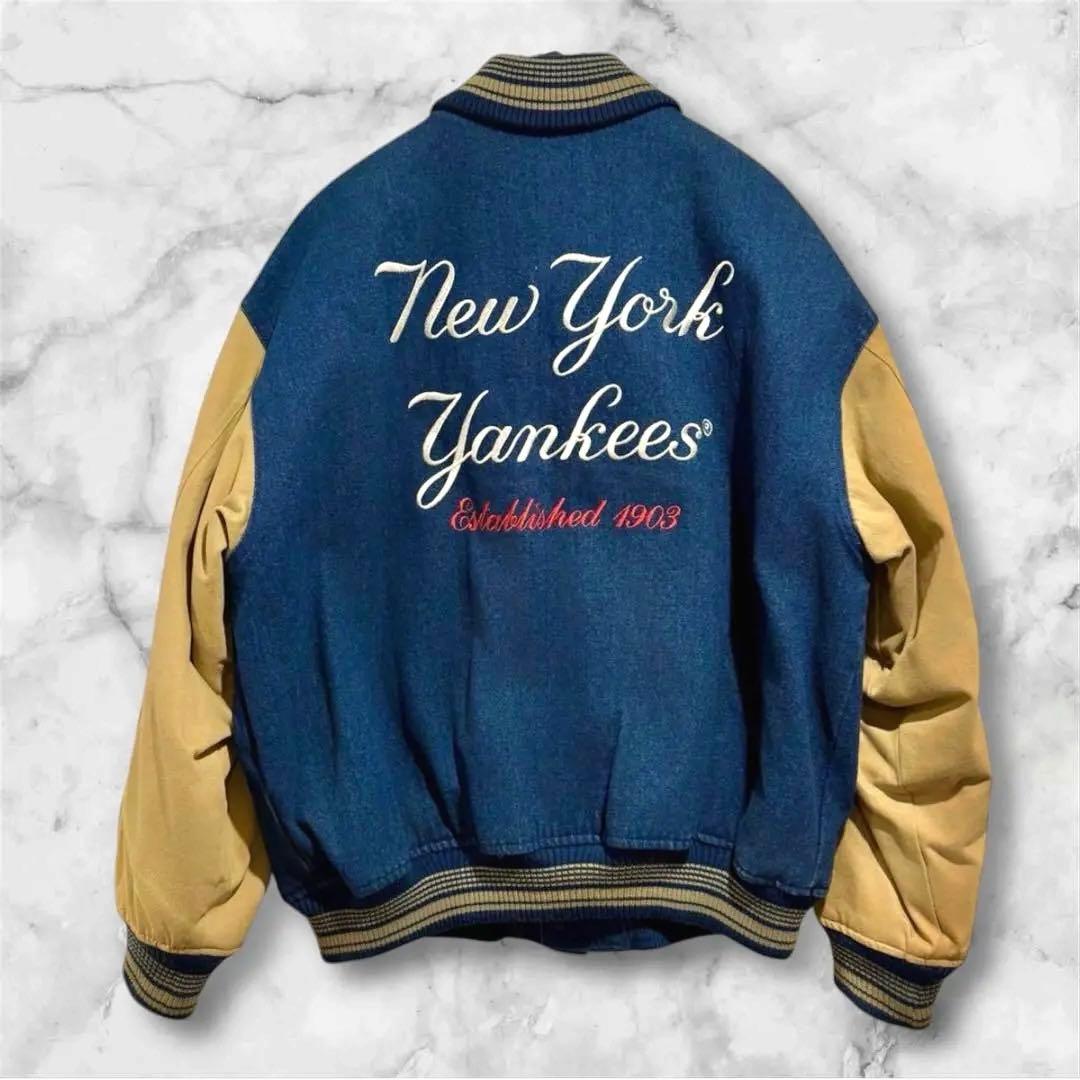 希少‼️記念モデル‼️　ニューヨークヤンキース　デニム　スタジャン　STARTER