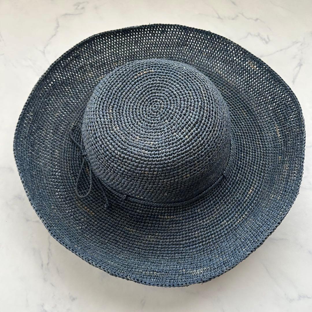 希少カラー ヘレンカミンスキー 麦わら帽子 プロヴァンス12 サファイア