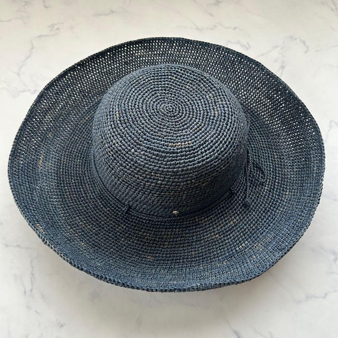 希少カラー ヘレンカミンスキー 麦わら帽子 プロヴァンス12 サファイア