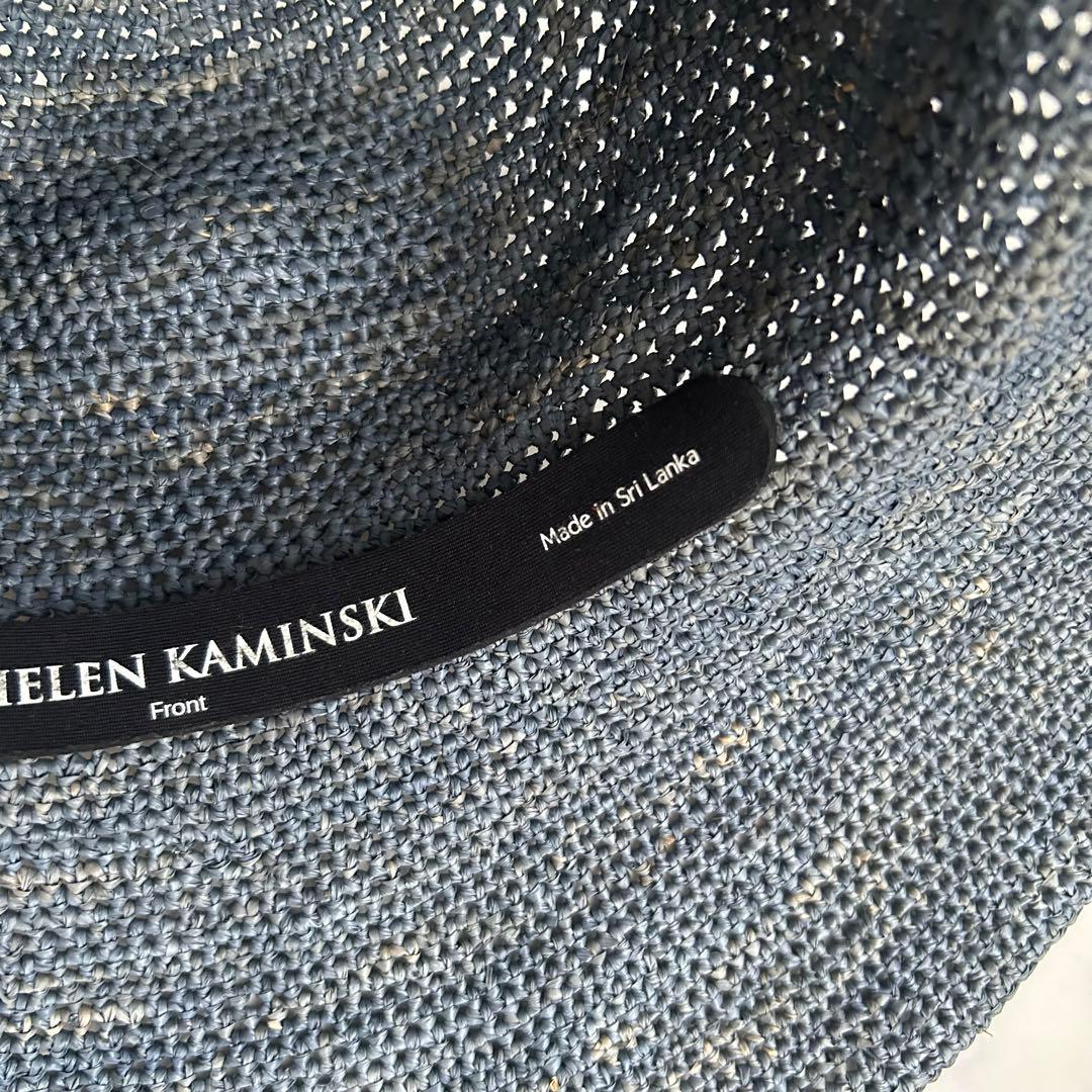 希少カラー ヘレンカミンスキー 麦わら帽子 プロヴァンス12 サファイア