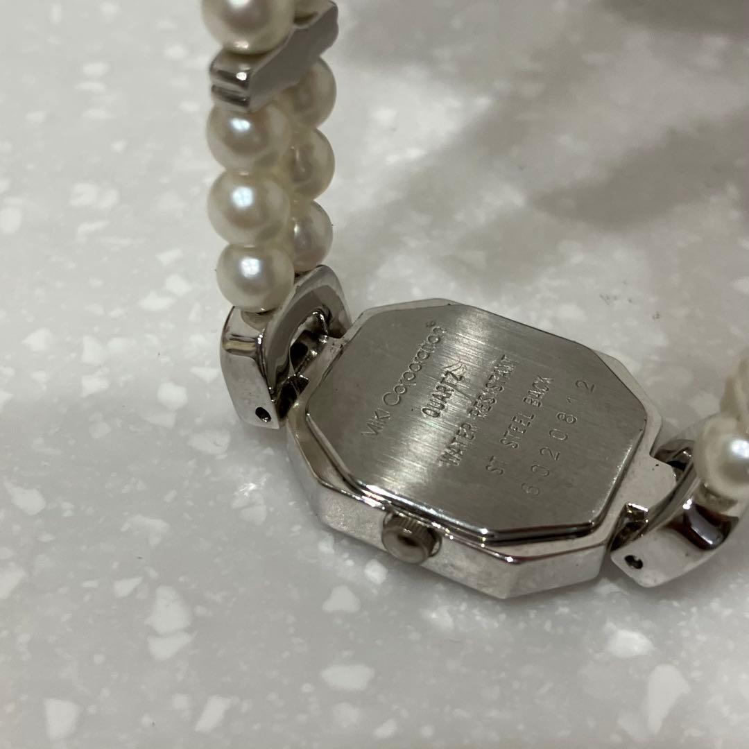 【美品】CAMELIA カメリア　パールウォッチ　シェル文字盤　八角形ケース