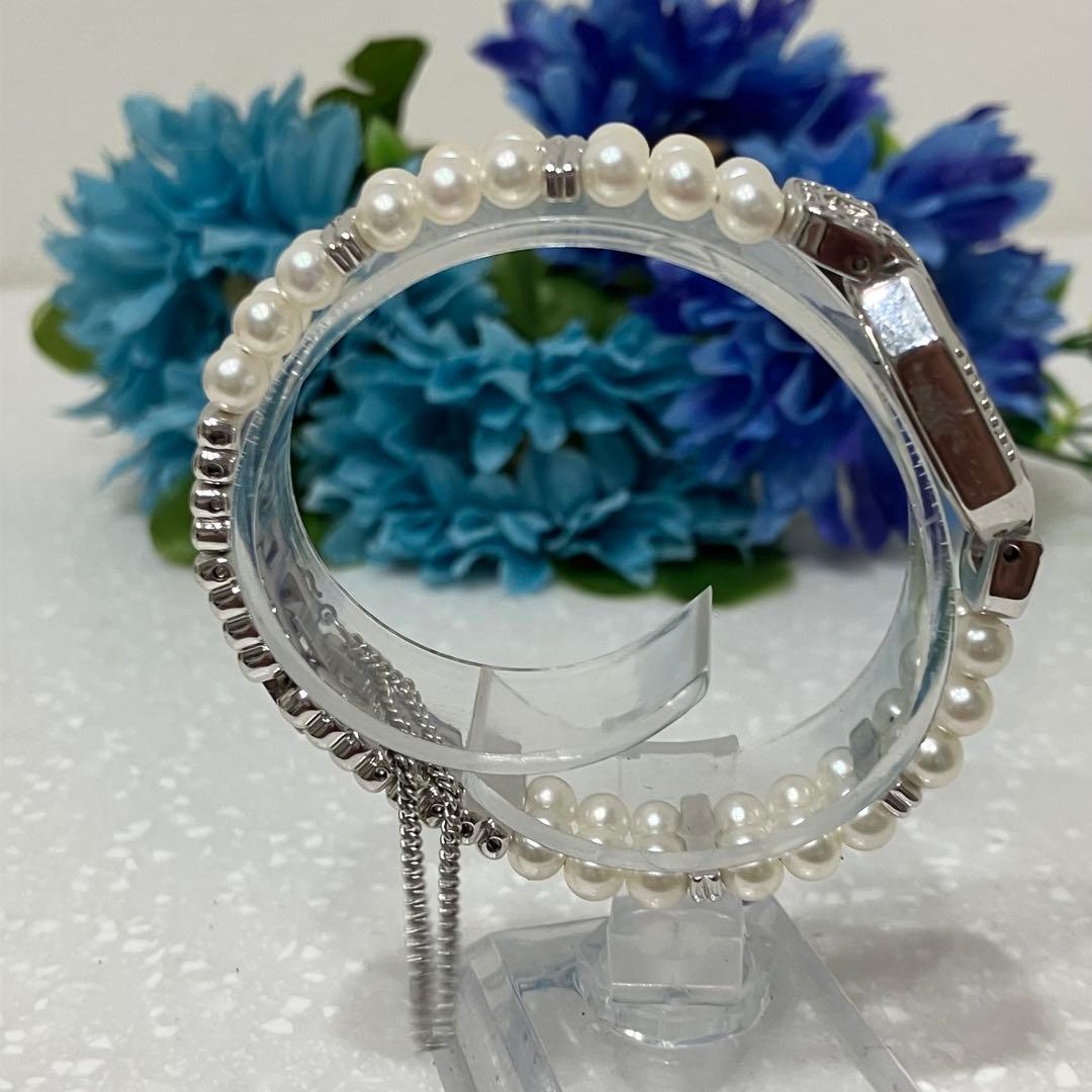 【美品】CAMELIA カメリア　パールウォッチ　シェル文字盤　八角形ケース