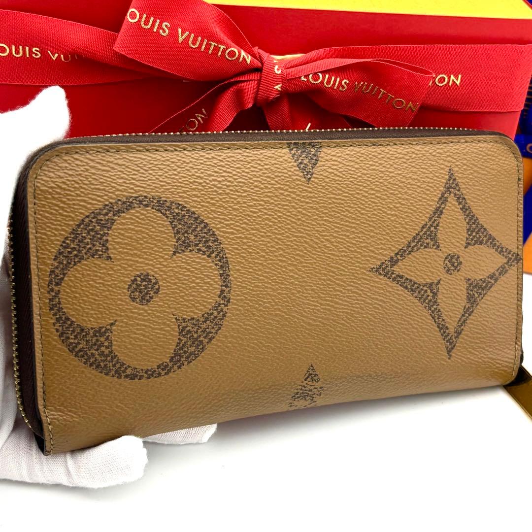 ☆箱付☆美品☆ルイヴィトン 長財布 モノグラムジャイアント ジッピーウォレット