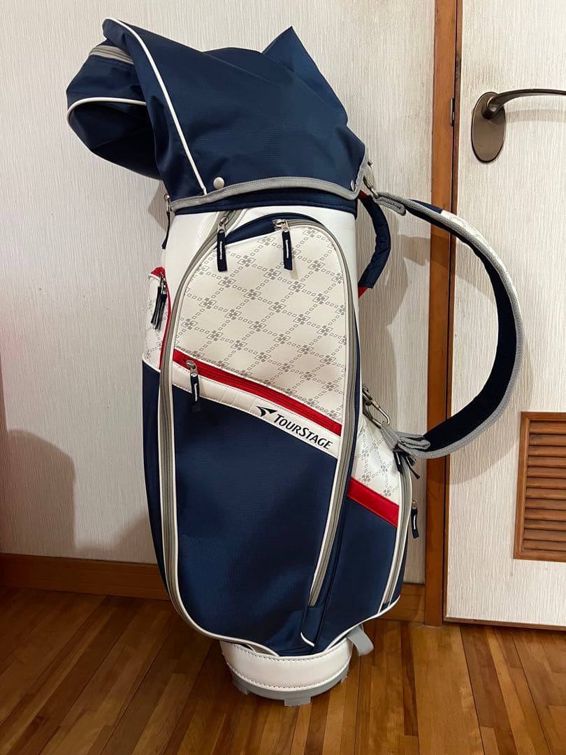 ブリヂストンツアーステージキャディバッグ青