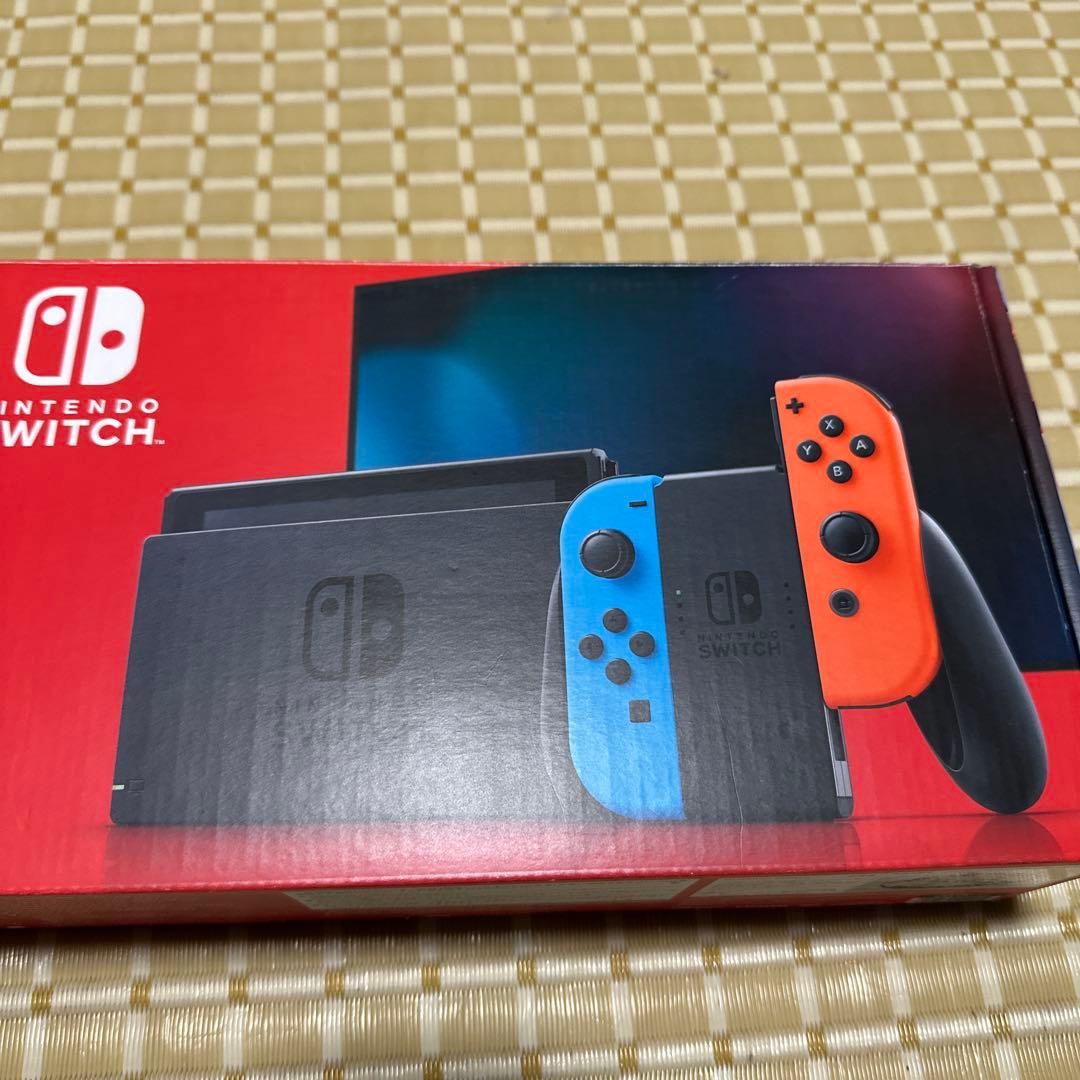 Nintendo Switch バッテリー強化版　青/赤　完品　2021年