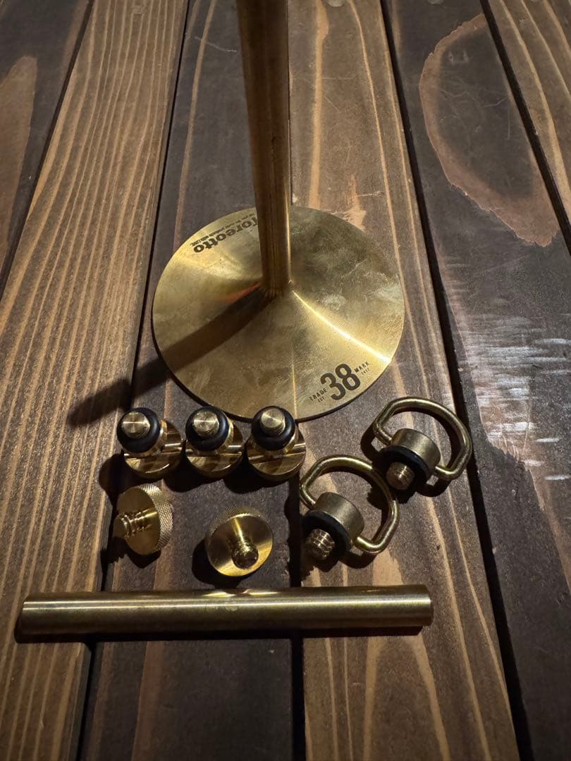 38explore ASINOBASE二股セット　38灯　真鍮製