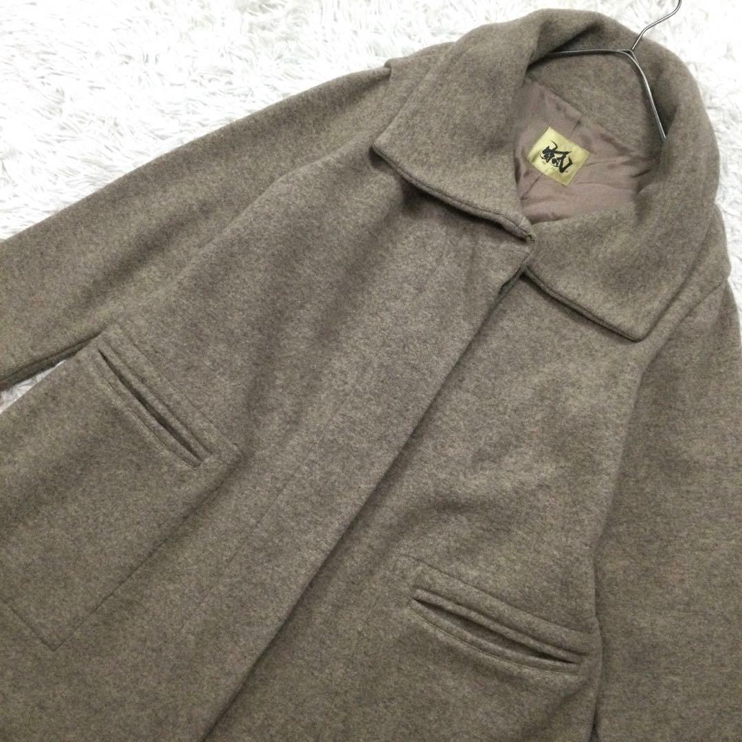 【美品】芽風★センソユニコ　クロスカラー オーバーコート 38