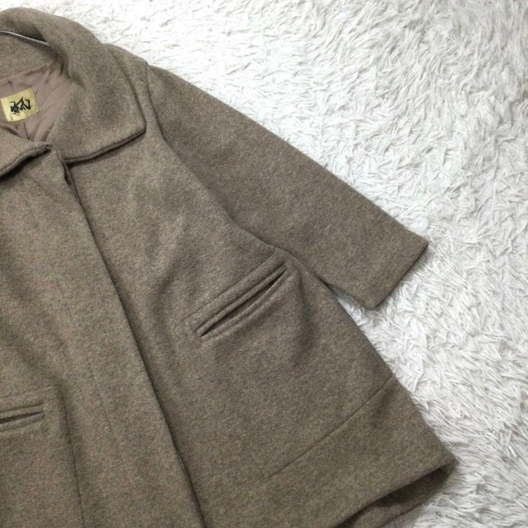 【美品】芽風★センソユニコ　クロスカラー オーバーコート 38
