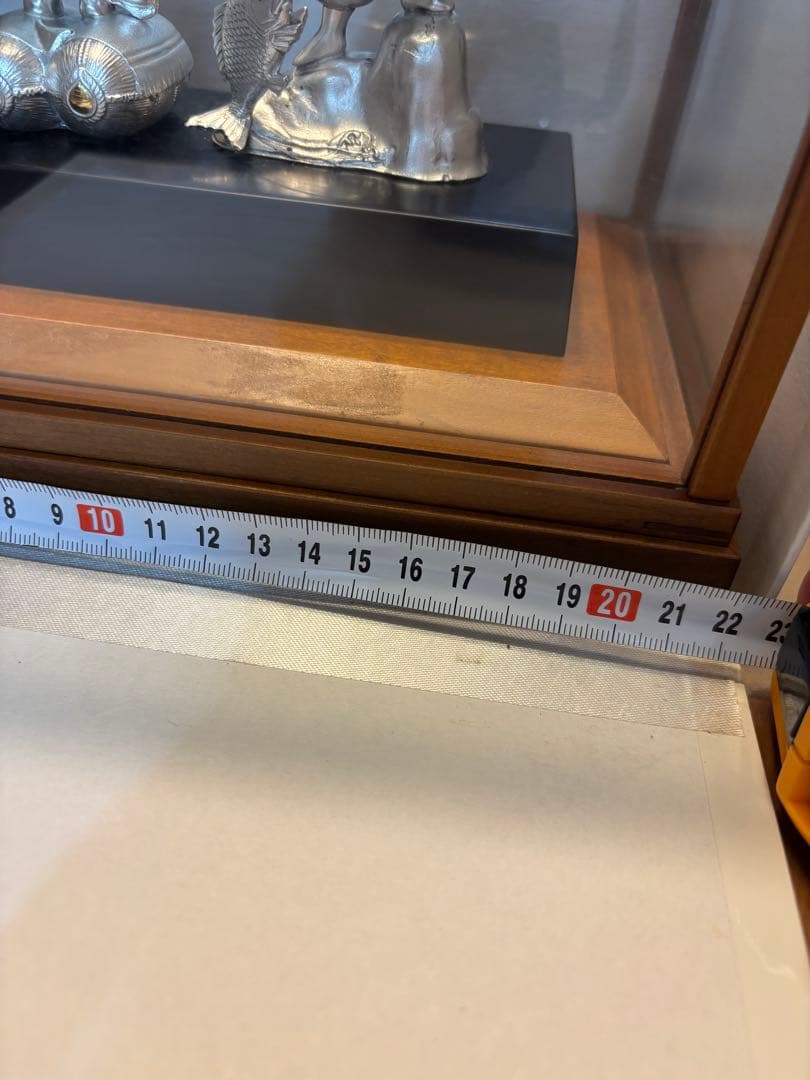 純銀製　恵比寿•大黒天　置物