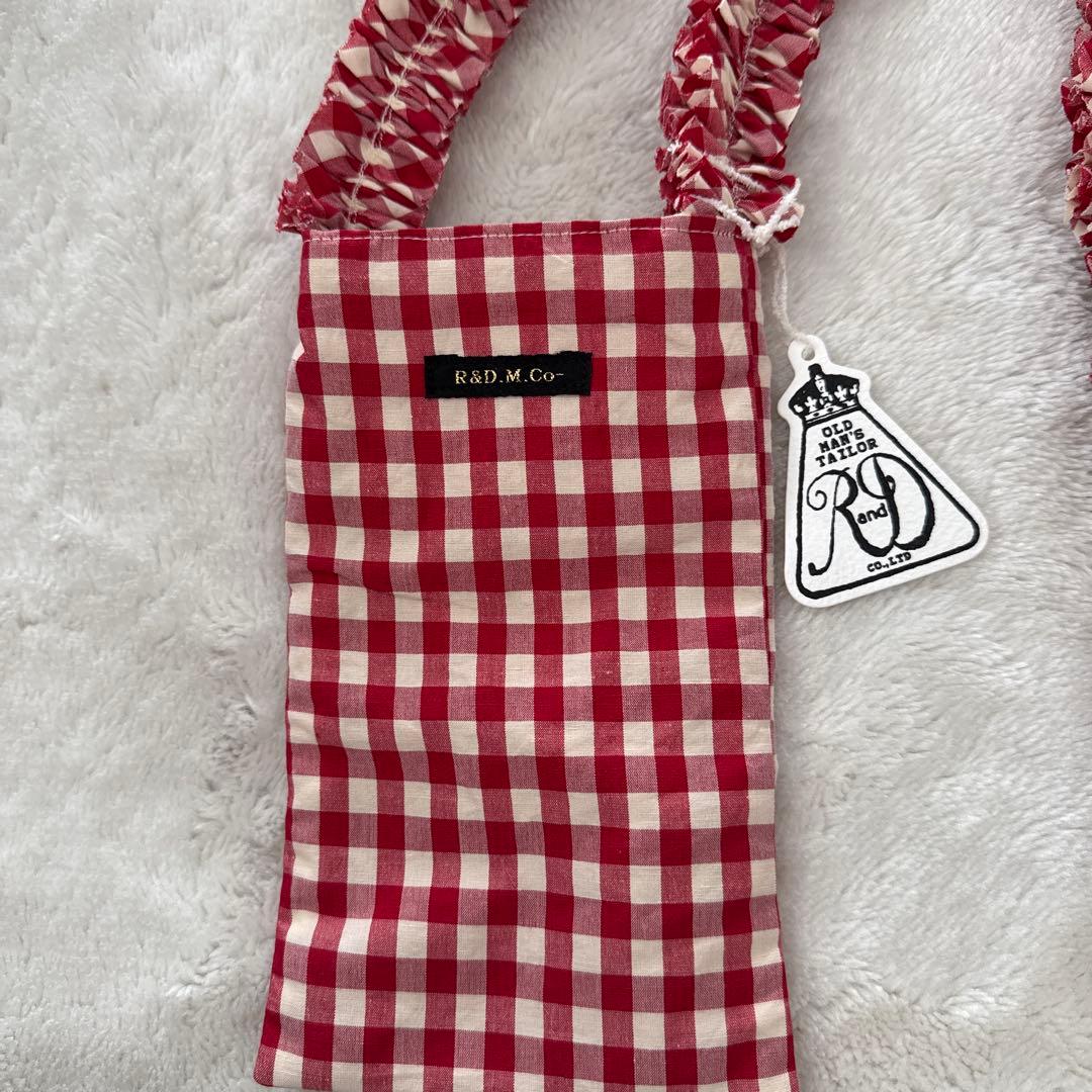 R&D.M.Co- オールドマンズテーラー　ギンガムフリルショルダー　未使用品