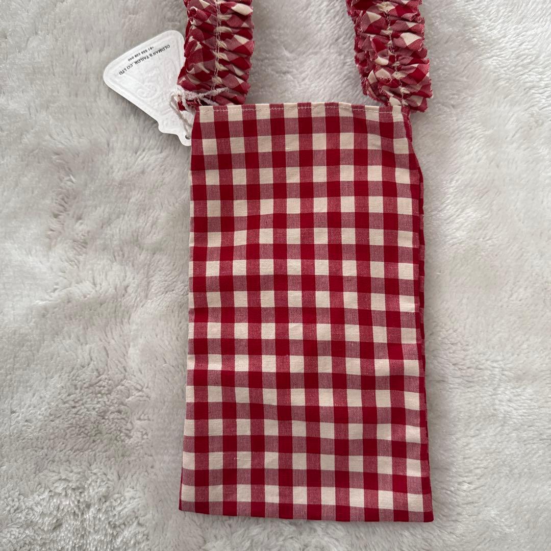 R&D.M.Co- オールドマンズテーラー　ギンガムフリルショルダー　未使用品