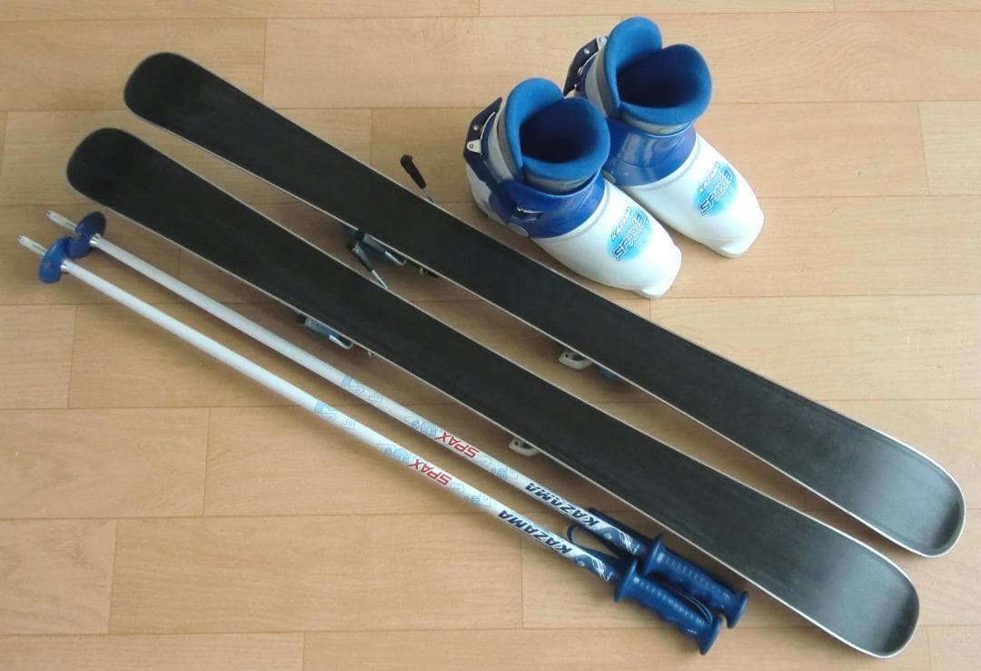 ■■送料無料■KAZAMA■子供用スキーセット■96/20■WAX済■男の子■■