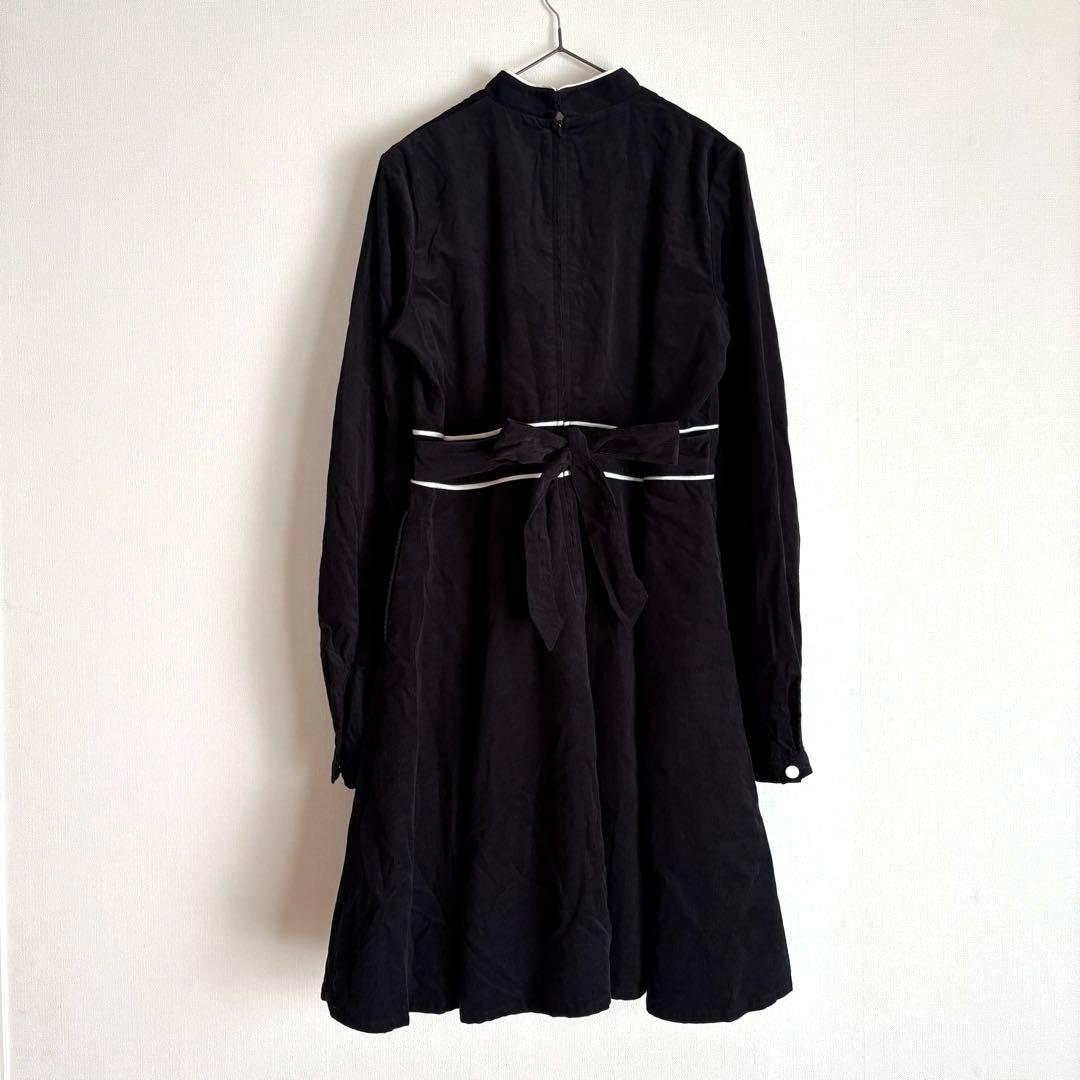 PAMEO POSEパメオポーズ　チャイナワンピース ボタン付き　Aライン　M