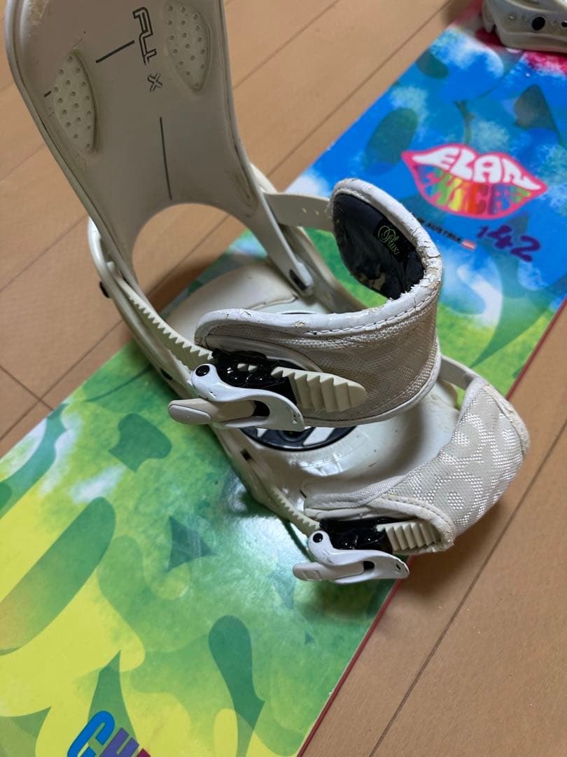 スノーボードビンディング セット　ELAN 142cm FLUX sizeS