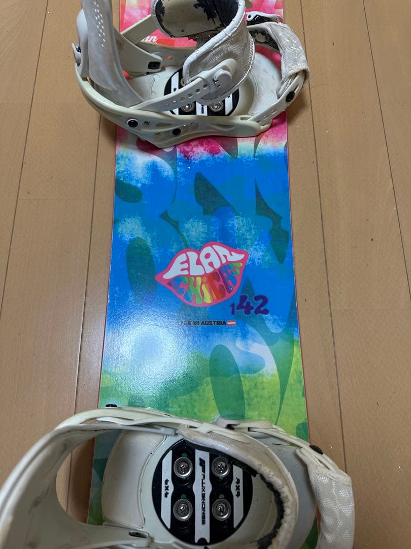 スノーボードビンディング セット　ELAN 142cm FLUX sizeS