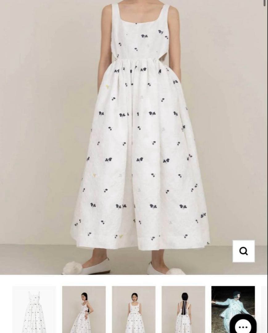 【しょん】Bibiy 花柄ロングワンピース