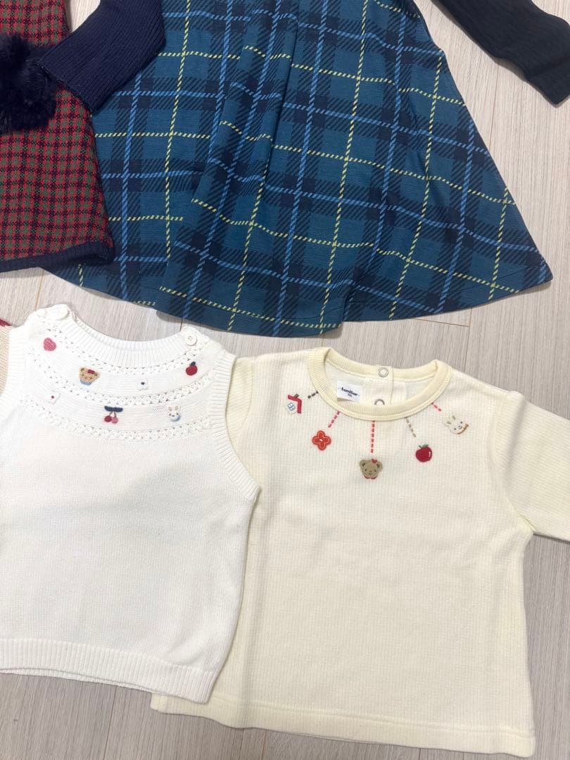 familiar ファミリア　女の子　秋冬　５着セット　まとめ売り