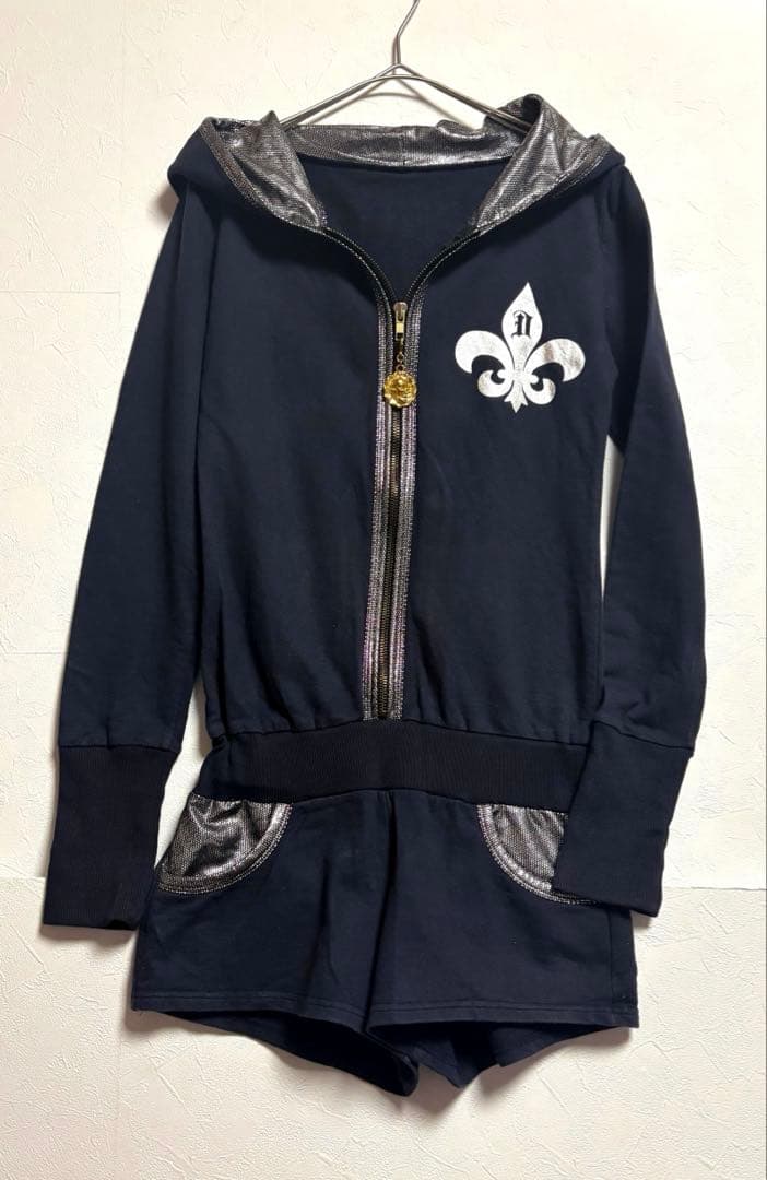 元祖 d.i.a. ダイヤ 百合紋章 ロンパース y2k 平成GAL パーカー