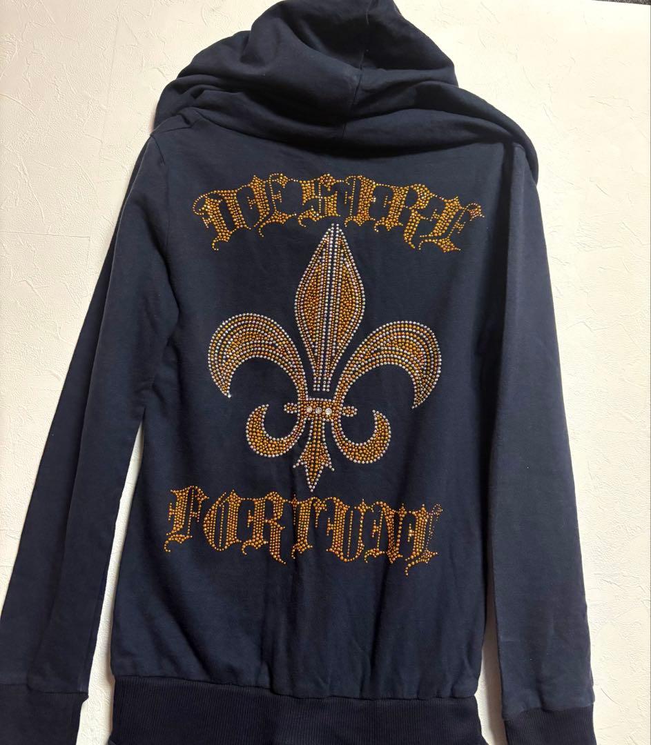 元祖 d.i.a. ダイヤ 百合紋章 ロンパース y2k 平成GAL パーカー