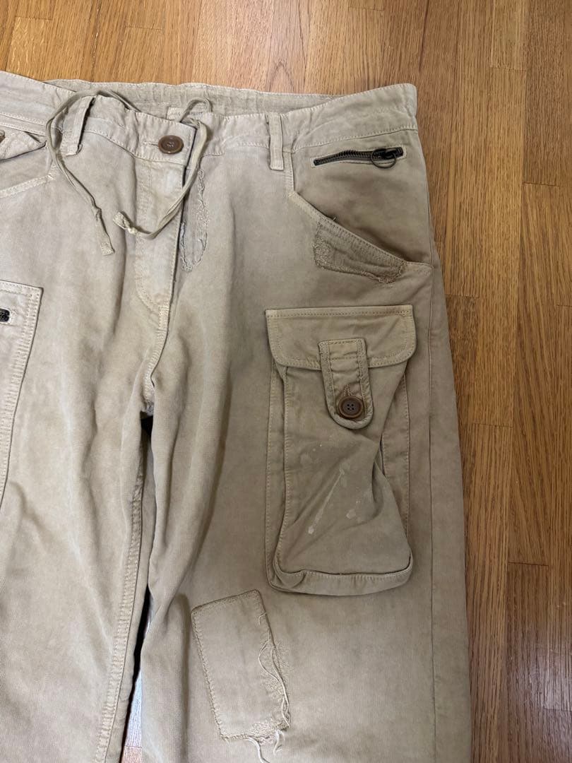 シェアースピリット ベージュ カーゴパンツ