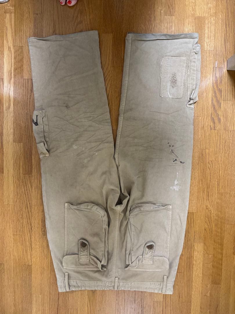 シェアースピリット ベージュ カーゴパンツ