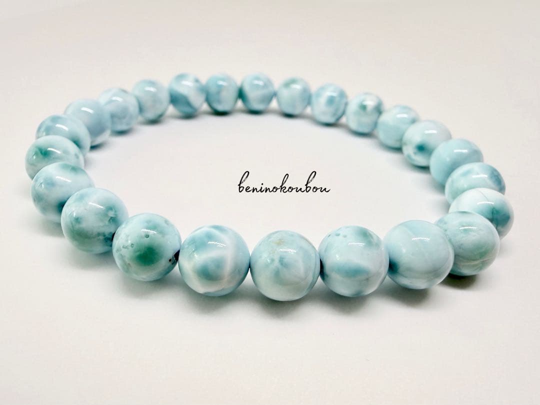 海の静けさを纏う｜高品質ラリマー 天然石ブレスレット