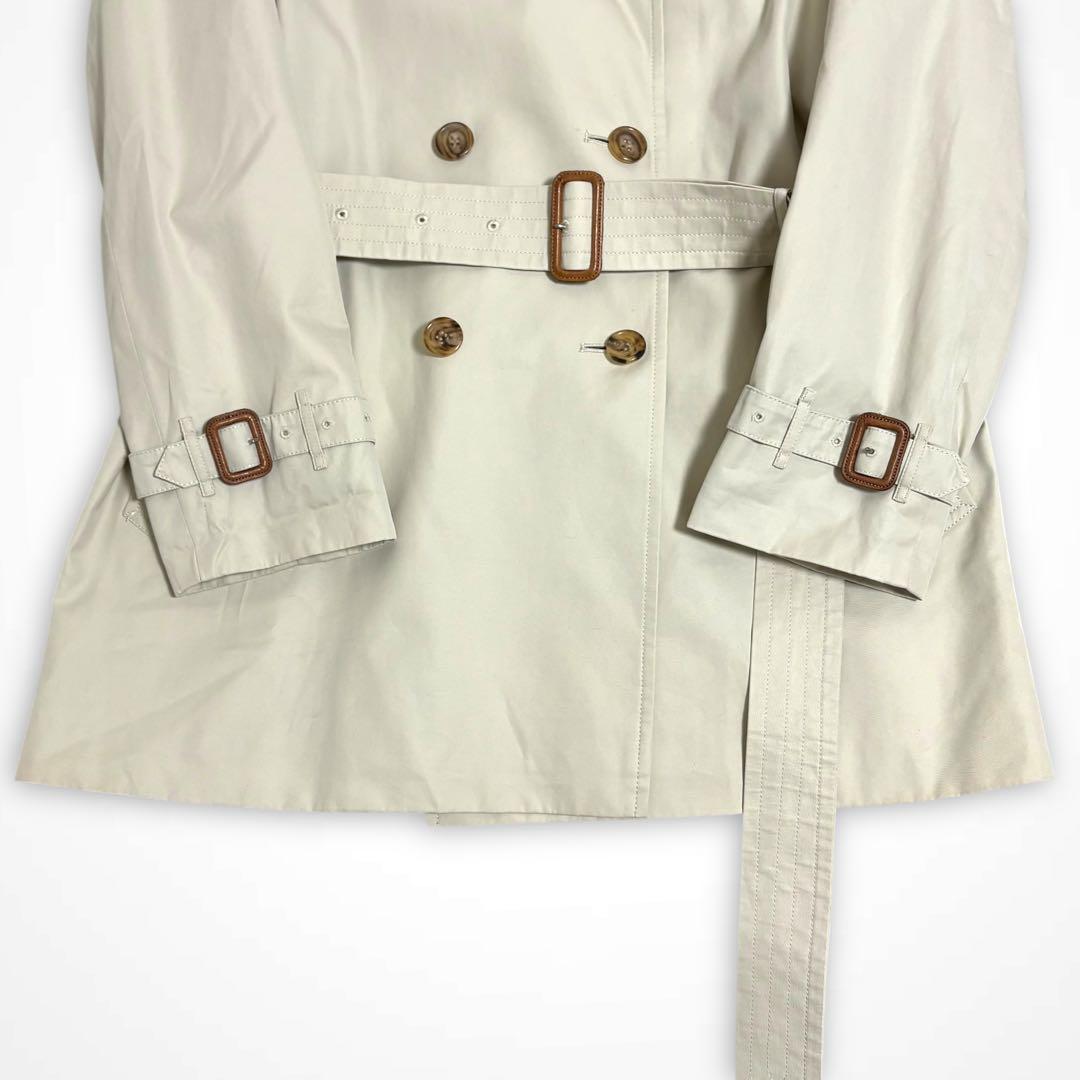 美品 バーバリーロンドン ノバチェック トレンチコート ベルト ベージュ 38